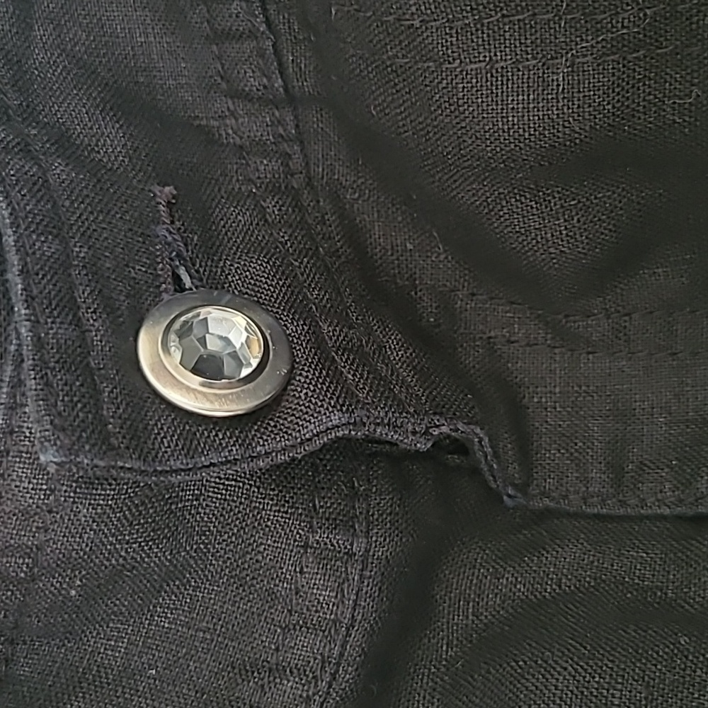INC Linen Black Shorts. Size 8. - Picture 12 of 12